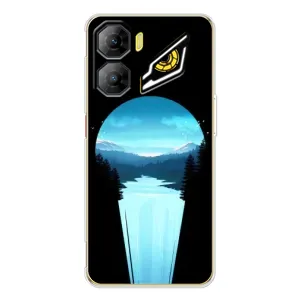 Летний Чехол на ZTE Nubia Neo 3 (Синий Водопад)