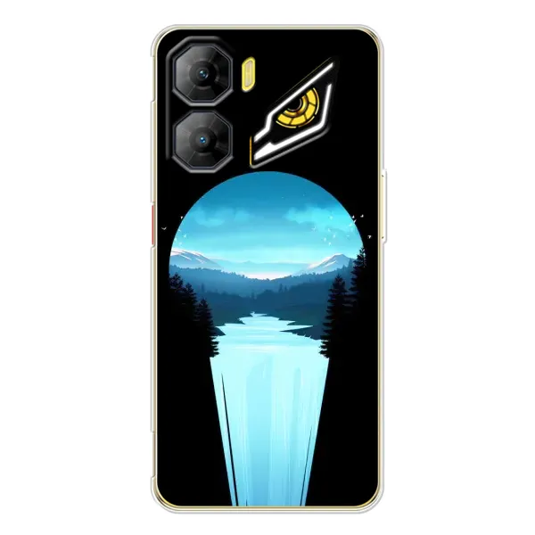 Чехол с рисунком «Синий Водопад» для ZTE Nubia Neo 3 Чехол с рисунком «Синий Водопад» для ZTE Nubia Neo 3