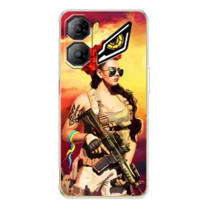 ЗСУ Чохли (TPU) для ZTE Nubia Neo 3 (Жінка солдат)
