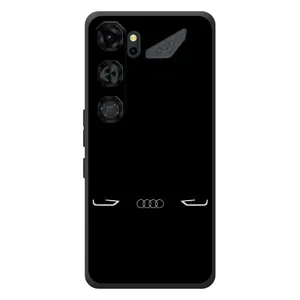 Силиконовый бампер с картинкой машины на ZTE Nubia Neo 5 GT 5G (Силует Audi)