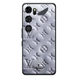 Текстурный Чехол Louis Vuitton для ЗТЕ Нубия Нео 5 ГТ 5Г (Белый ЛВ)