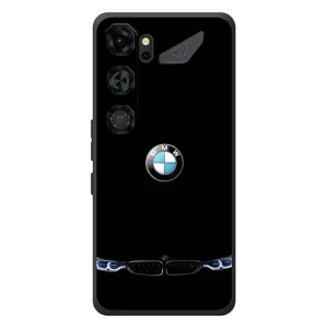 Силиконовый бампер с картинкой машины на ZTE Nubia Neo 5 GT 5G (Черный BMW)