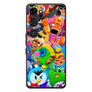 Силиконовый Чехол на ZTE Nubia Neo 5 GT 5G с картинкой Brawl Stars (Brawl-Stars)