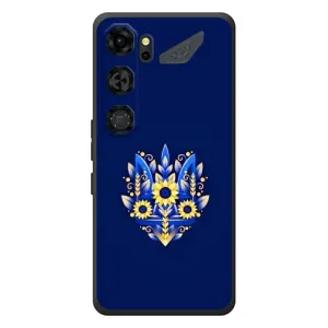 Чехол Укр Символика для ZTE Nubia Neo 5 GT 5G (Цветущий Герб)