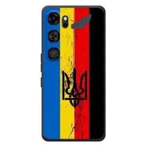 Чехлы УПА (Красно-Чёрный) на ZTE Nubia Neo 5 GT 5G (Флаг УПА)