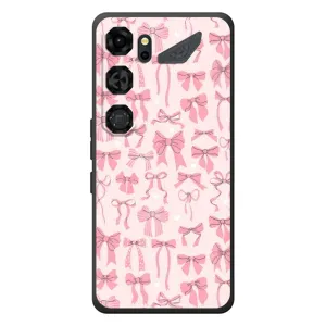 Чехол банты для ZTE Nubia Neo 5 GT 5G (Фон бантики)