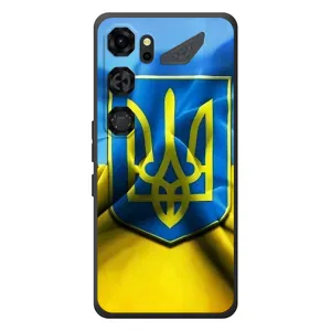 Чехол с картинкой (Патриотический ГЕРБ) на ZTE Nubia Neo 5 GT 5G (Герб и Флаг Украины)