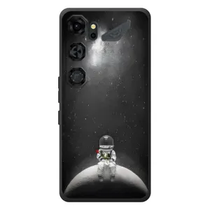 Силиконовый Чехол с принтом "Космонавты" на ZTE Nubia Neo 5 GT 5G (Космонавт романтик)