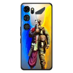 Чехол с картинкой (Патриотический КОЗАК) на ZTE Nubia Neo 5 GT 5G (Козак с крыльями)