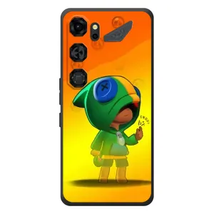Чехол Бравл Старс для ZTE Nubia Neo 5 GT 5G (LEON в кофте)