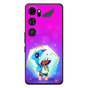 Чехол Бравл Старс для ZTE Nubia Neo 5 GT 5G (Леон в костюме Акулы)