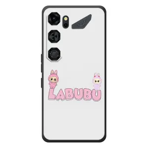 Чехол с принтом Лабубу для ZTE Nubia Neo 5 GT 5G (Логотип Лабубу)