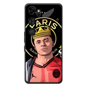 Чехол (TPU) с Футболистом на ZTE Nubia Neo 5 GT 5G (Mbappe King)