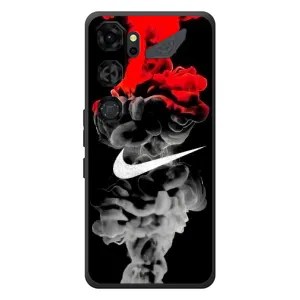 Силиконовый Чехол на ZTE Nubia Neo 5 GT 5G с картинкой Nike (Nike дым)