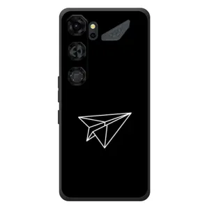 Чехол с картинками на черном фоне для ZTE Nubia Neo 5 GT 5G (Самолетик)