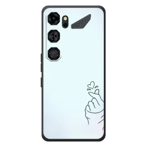 Чехлы (Знак сердечка) на ZTE Nubia Neo 5 GT 5G (Сердце на голубом)