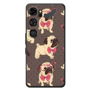 Чехол (ТПУ) Милые собачки для ZTE Nubia Neo 5 GT 5G (Собачки Мопсики)