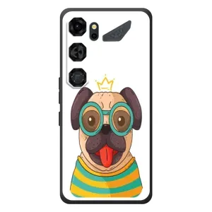 Бампер для ZTE Nubia Neo 5 GT 5G с картинкой "Песики" (Собака Король)