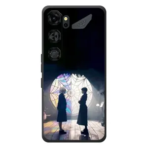 Чехлы с принтом Уэнсдей на ZTE Nubia Neo 5 GT 5G (Уэнсдей и Энди)