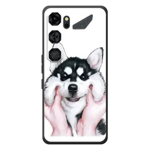 Бампер для ZTE Nubia Neo 5 GT 5G с картинкой "Песики" (Собака Хаски)