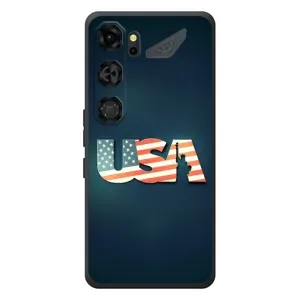 Чехол Флаг USA для ZTE Nubia Neo 5 GT 5G (USA)