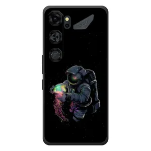 Силиконовый Чехол с принтом "Космонавты" на ZTE Nubia Neo 5 GT 5G (В руках земля)