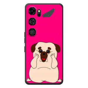 Чехол (ТПУ) Милые собачки для ZTE Nubia Neo 5 GT 5G (Веселый Мопсик)