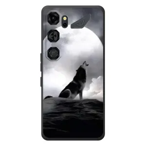 Чехол с Волком на ZTE Nubia Neo 5 GT 5G (Волк и луна)