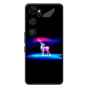 Силиконовый бампер с картинкой животных для ZTE Nubia Neo 5 GT 5G (Яркий олень)
