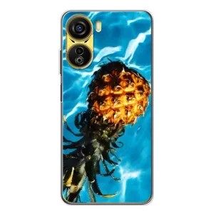 Чехол с изображением вкусной еды для ZTE Nubia Neo 5G (Ананас)