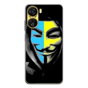 Чехол с Украинской символикой на Нубия Нео 5G (Анонимус патриот)