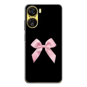 Чехол банты для ZTE Nubia Neo 5G (Бант на черном)