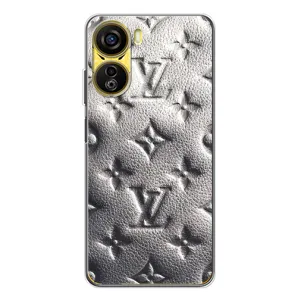 Текстурный Чехол Louis Vuitton для Нубия Нео 5G (Бежевый ЛВ)