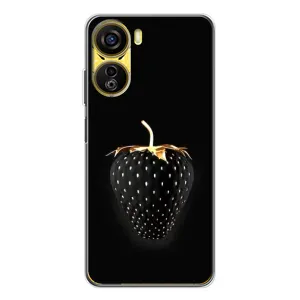 Чехол с изображением вкусной еды для ZTE Nubia Neo 5G (Чёрная клубника)