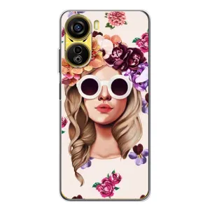 Чохол з картинкою Модні Дівчата ZTE Nubia Neo 5G (Дівчина в окулярах)