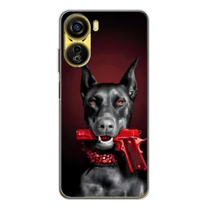 Чехол ДОБЕРМАН для ZTE Nubia Neo 5G (Доберман злой)