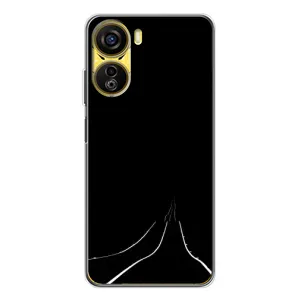 Чехол с картинками на черном фоне для ZTE Nubia Neo 5G (Дорога)