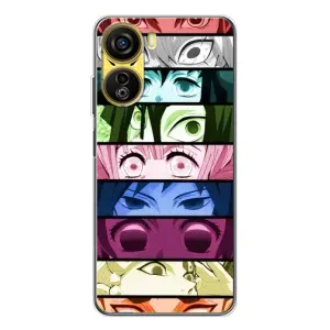 Силиконовые чехлы с глазами Anime для Нубия Нео 5G (Глаза Хашира)