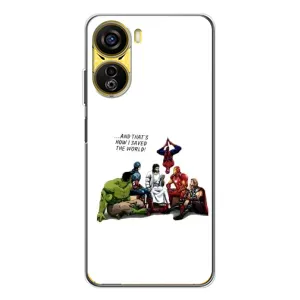 Чехлы для ZTE Nubia Neo 5G (Для Христиан) (Иисус супергерой)