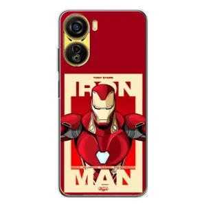 Чехол Супергерой Железный человек на ZTE Nubia Neo 5G (Iron man)
