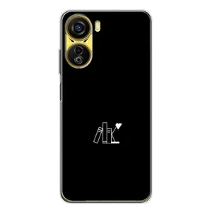 Чехол с картинками на черном фоне для ZTE Nubia Neo 5G (Книжки)
