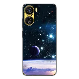 Чехол (ТПУ) с планетами на ZTE Nubia Neo 5G (Космический вид)