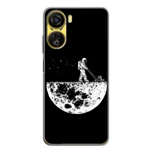 Силиконовый Чехол с принтом "Космонавты" на ZTE Nubia Neo 5G (Космонавт)