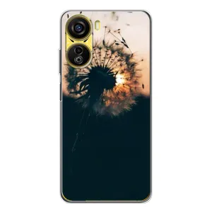 Силиконовый Чехол с одуванчиками на ZTE Nubia Neo 5G (Красивый одуванчик)