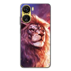 Чехол с картинкой на ZTE Nubia Neo 5G (Красочный ЛЕВ)