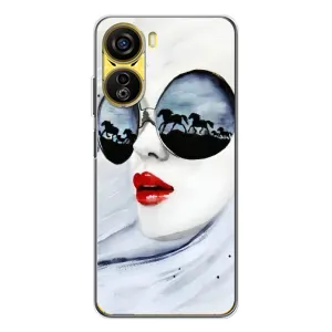 Чохол з картинкою Модні Дівчата ZTE Nubia Neo 5G (Любителька коней)