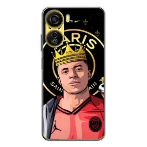 Чехол (TPU) с Футболистом на ZTE Nubia Neo 5G (Mbappe King)