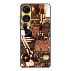 Чехол Стиль Louis Vuitton на ZTE Nubia Neo 5G (Мода Луи Виттон)