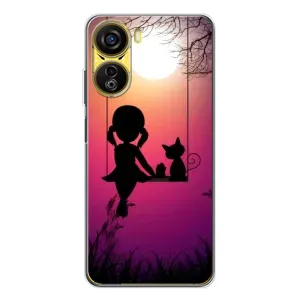 Дівчачий Чохол для ZTE Nubia Neo 5G (На гойдалці)
