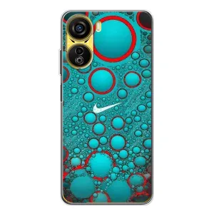 Силиконовый Чехол на ZTE Nubia Neo 5G с картинкой Nike (Найк зеленый)
